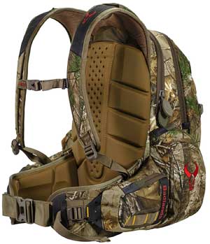 Back View of Badlands Superday Hunting Hydration Backpack