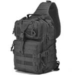 Black Tactical Sling Miltary Style Backpack