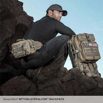 Gyrfalcon Backpack with Detachable Waist Pack