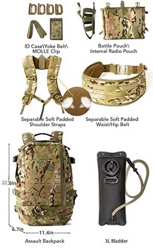 Military Backpack Accessories