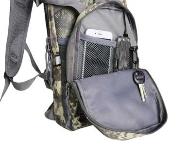 Sharkmouth Backpack Pocket for Keys, Phone, Wallet, etc