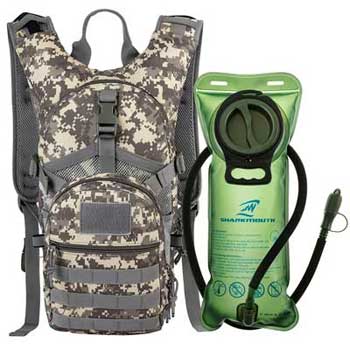 Sharkmouth Hydration Pack with BPA-Free Bladder